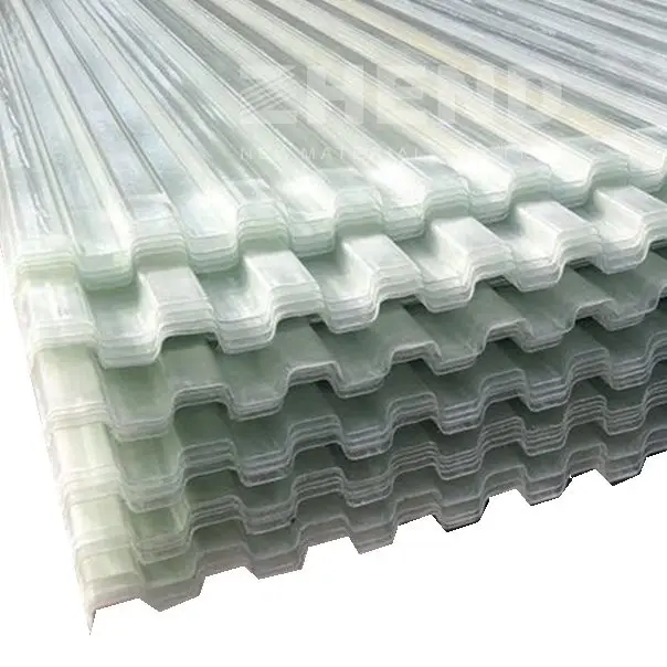 Plastic Tile Lighting Transparent Frp Roofing Sheets Fiberglass