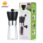 Home handheld spice maker mug stainless steel burr travel manual grinders commercial coffee grinder