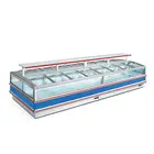 Business equipment Refrigerator .Stainless Steel .Frozen food freezers | modular island cabinets | pan glass door freezer