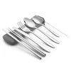 Hot sale stainless steel camping flatware set travel cutlery for outdoor picnic