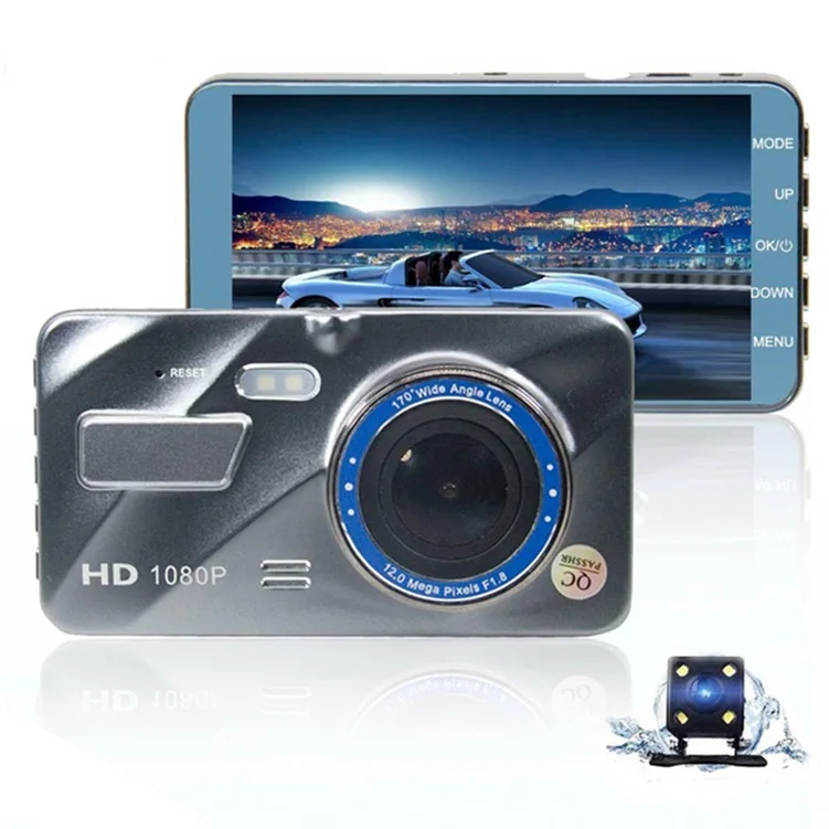 A Hd Dash Cam Dual Camera Front And Rear Dual Recording Dual Core