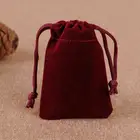 Customise Drawstring Velvet Bags Jewelry Bag