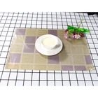Multi color washable table mats place pvc clear placemats table mat