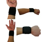 Adjustable fitness neoprene wrist strap compression wristband