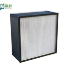 h13 h14 mini Deep-pleat air filter FFU laminar flow hepa filter for lab