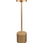 Hotel Style Energy Saving brass table lamp USB Rechargeable Battery LED Cordless Restaurant Table Lamp For Dinner