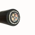 Copper Conductor XLPE Insulated high voltage 4 Core underwater electrical cable