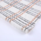 best price and high grade jacquardbig check fabric fabric