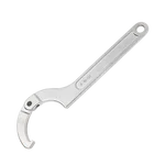 Adjustable Hook Wrench C Spanner 19-175mm For Slotted Retaining Rings 4pc