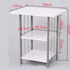 High quality metal & wood multi-layer rack kitchen storage shelves