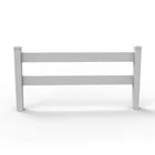 Vinyl fences farm,farm fence designs,2 rail white plastic vinyl pvc cheap farm fence