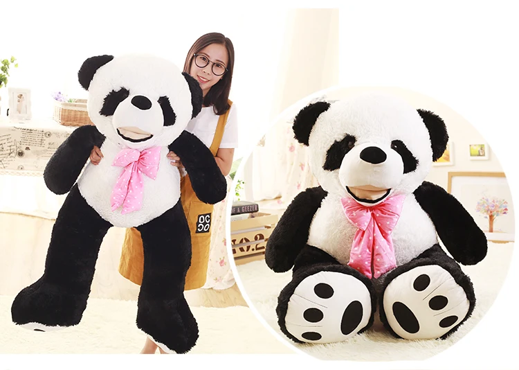 huge giant plush panda teddy bear toy for kids stuffed animals