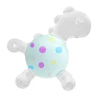 Baby Dinosaur Teether Silicone Toy Soft Silicone Durable Baby Teether Rattle