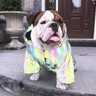 wholesale pet dog clothes fashion windproof rainproof dog clothes large dog raincoat