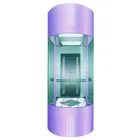 luxurious Home Elevator Glass Mall / Hotel Panoramic Lift
