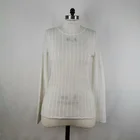 Ladies Clothing VS Cashmere Fashion High Quality Ladies Clothing Pointelle Turtle Neck Spring Pullover Sweater For Woman