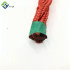 Kids Outdoor Play Equipment Used 16mm PET Covered Combination Reinforced Rope With Steel Wire Core
