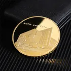 Custom Design Souvenir Commemorative Metal Plated Gold Coin Factory Made