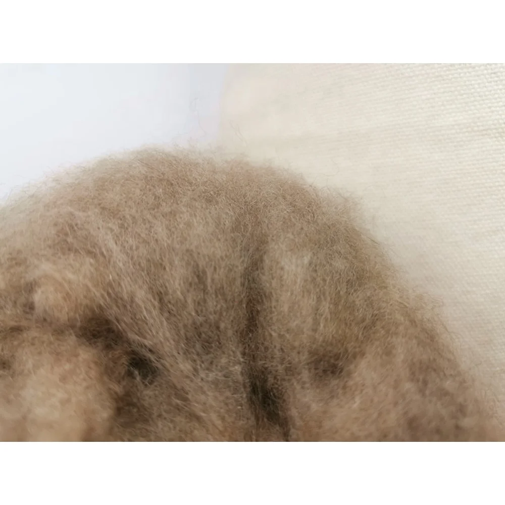 dehaired nautral brown goat cashmere from inner mongolia