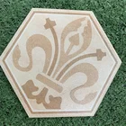 Ceramic Exquisite Mixed Color Art Pattern Ceramic Wall Tile And Tiles And Marbles Flooring