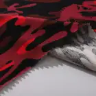 Combed cotton knitted fabric print camouflage 100%cotton jersey fabric