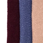 100% polyester terry felt circle fiber yarn knitted recycled polyester tweed fabric