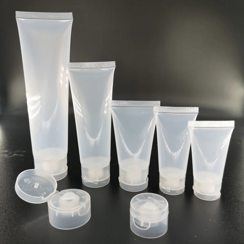 Clear Plastic Soft Tube Packaging For Bb Cream Body Hand Cosmetic Cream