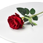 Red Roses Rose Mini Artificial Flowers Red Roses Silk Rose Flower Heads