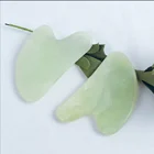Massage Massager Guasha Natural Jade Guasha Massage Stone Heart-shaped Xiu Jade Gua Sha Board