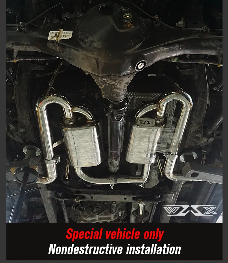 Professional stainless steel exhaust pipe for Beijing BJ80 BJ40