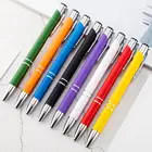 Rubberized Soft Touch metal pen with click action
