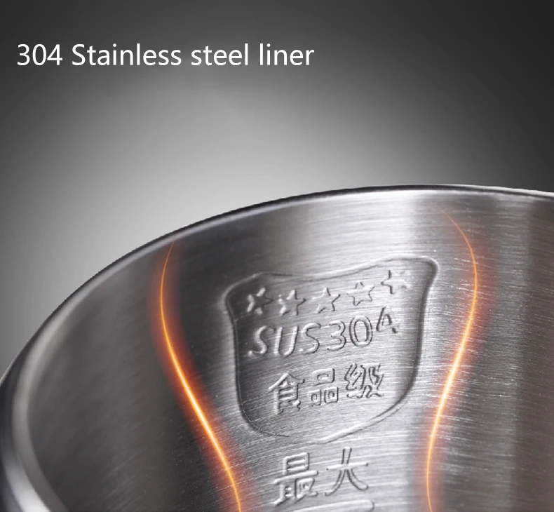 red household stainless steel electric kettle double wall 2.0L water kettles auto shut off water boiler