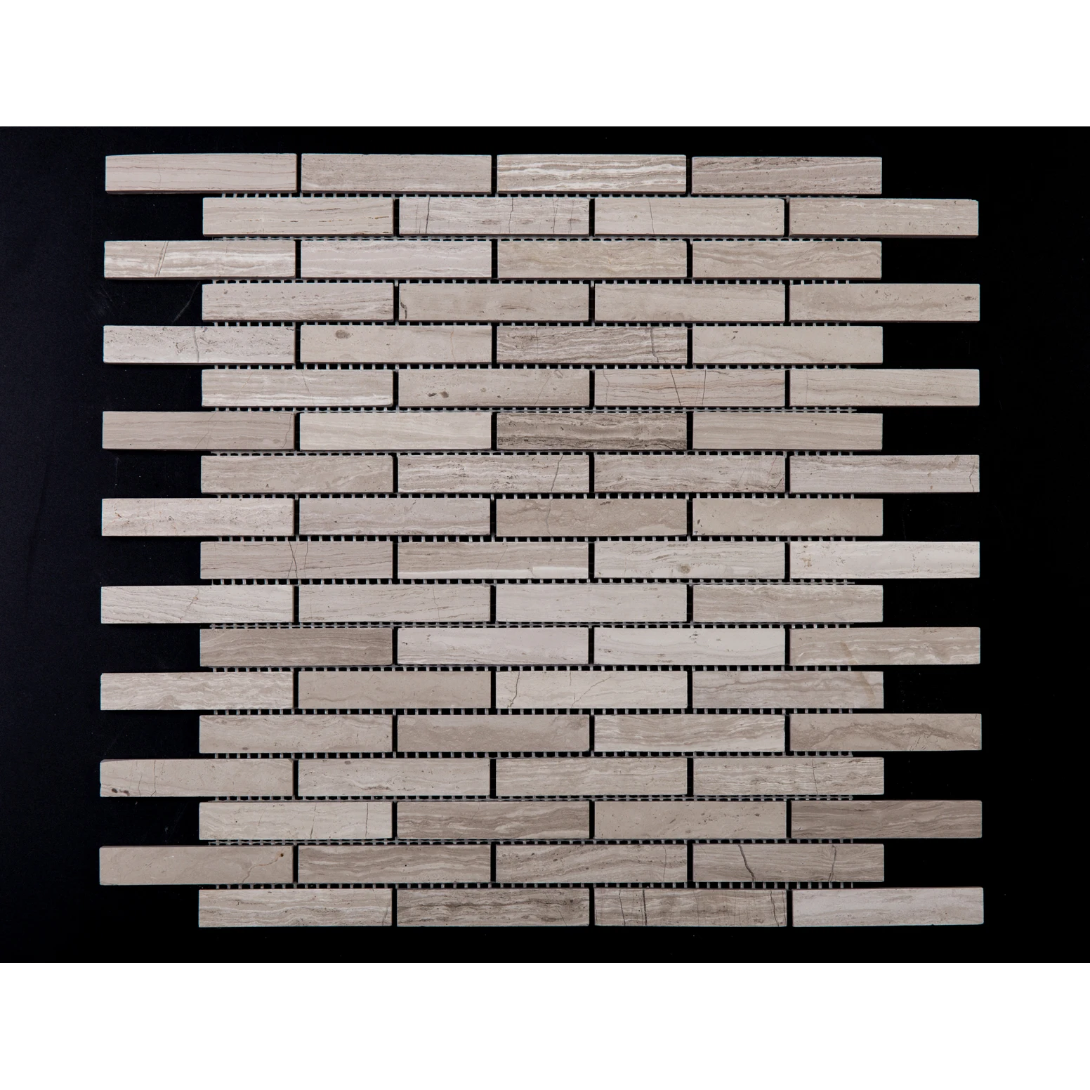 Piccolo Mosaico 25x25 Di Marmo Beige Tessere Di Mosaico Crema Marfil