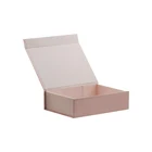 Wholesale custom foldable design magnetic closing pink gift box