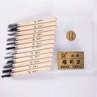 Private logo service carpentry tools woodworking chisel set wood carving knives