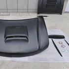 Custom Steel Car Bonnet Engine Hood cover Primer For Prado 2010-2017 shark fin Engine cover