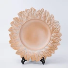 Plastic Plates Round Customized Color Handmade Craft Decoration Disposable Plastic Plates