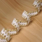 2020 Design 1.8cm Good Quality White Lurex Cotton Lace Trim For Garment Home Decoration