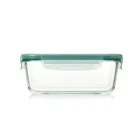 Popular style heat resistant glass lunch box for microwave