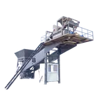 YHZS50 Automatic weighing system 50m3/h mobile concrete batching plant with control panel and all spare part