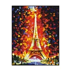Architecture theme lonely tower oil painting