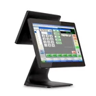 TCANG 15" touch screen restaurant pos system cash register cashier solution