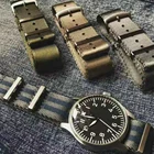 JUELONG Nato Strap Premium Quality Herringbone 20mm 22mm Bracelet WatchBands For Military Watch Nylon Strap Watch