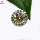 Wholesale Loose Cubic Zirconia Gems Round Shape White CZ Synthetic Gemstone