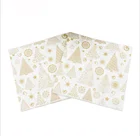 20pcs/bag oem embossed elegant customised decoupage paper napkin with custom logo