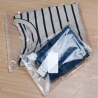 Custom Printed Thick Plastic Poly Zip lock Slider Bags/ 3 Mil Thick Plastic Poly Bags