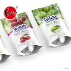 Custom size plastic bag recycling packaging for citrus fruit dry packing