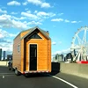 Prefabricated modern Australia New Zealand standard Tiny House on wheels with trailer caravan mobile house