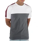 Mens 95 polyester 5 spandex blank short sleeve t shirts custom printing apparel