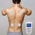 Dual Channel TENS EMS Unit 16 Modes Muscle Stimulator for Pain Relief Therapy